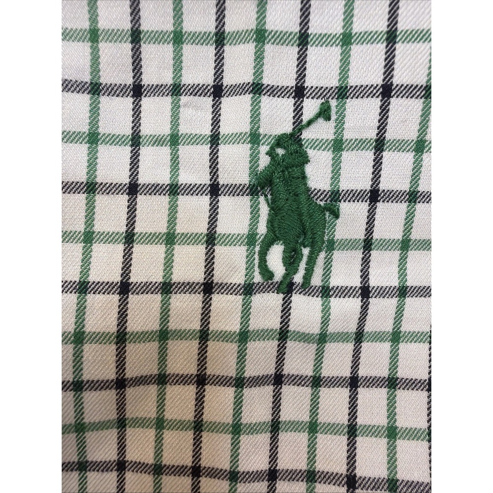 RALPH LAUREN MEN'S CLASSIC FIT GREEN CHECKED BUTTON DOWN SHIRT SIZE 4XLT NWT - Picture 2 of 16